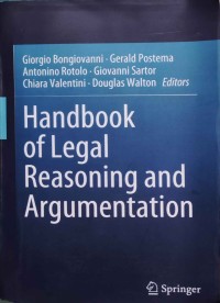 Handbook of Legal Reasoning and Argumentation