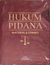 HUKUM PIDANA MATERIIL & FORMIL
