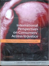 International Perspectives on Consumers' Access to Justice
