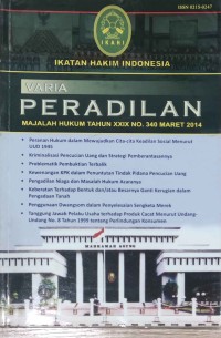 Majalah Hukum VARIA PERADILAN Tahun XXIX No. 340 MARET 2014