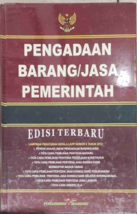 Pengadaan Barang/Jasa Pemerintah