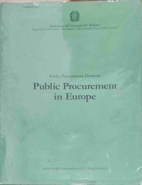 Public Procurement Network: Public Procurement in Europe
