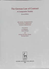 The German Law of Contract: A Comparative Treatise